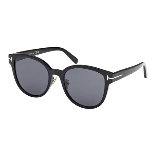 TF Acetate Plate Frame Cat Eye Sunglasses Unisex Black