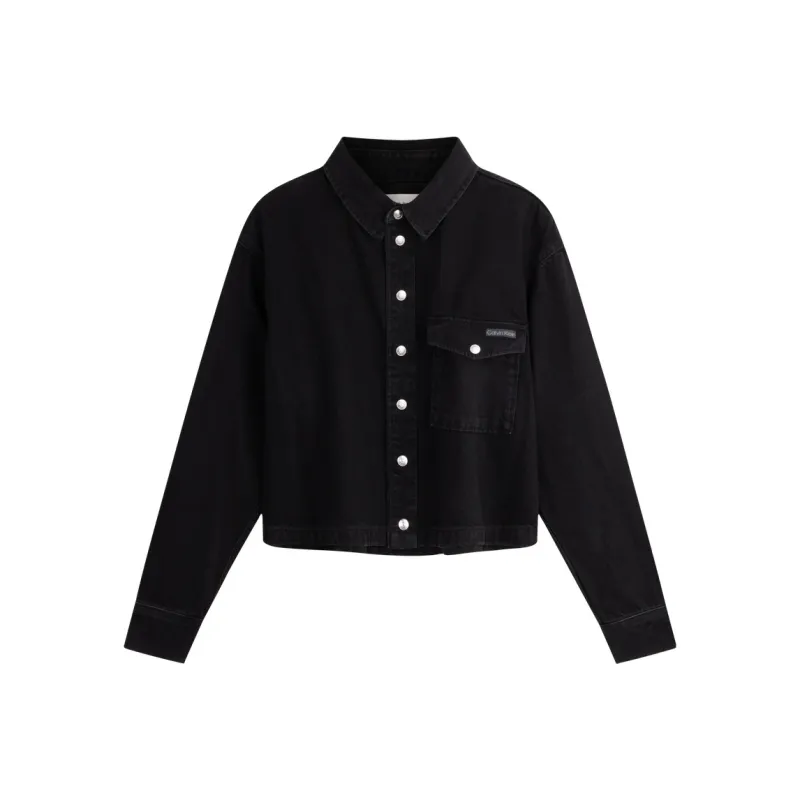 CALVIN KLEIN Shirt Women's Denim Black-0