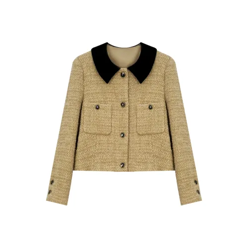 GZQJ Jackets Coats Women's Khaki