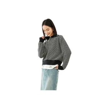VIMLY Knitwear Women's Black White