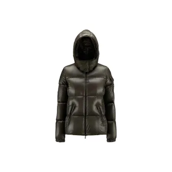 Moncler Women's Fourmine Short Down Jacket Green
