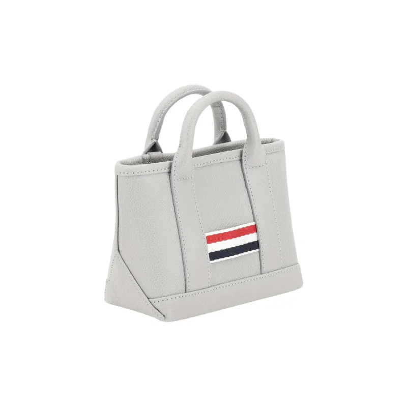 THOM BROWNE Rwb Stripe Detailed Tote Bag-2