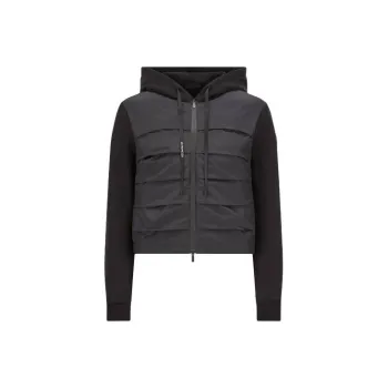 Moncler Quilted panel Ribbed Jacket