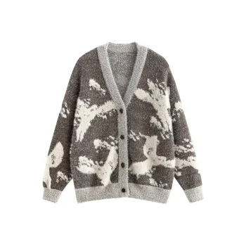Initial Language Knitwear Women's Camel