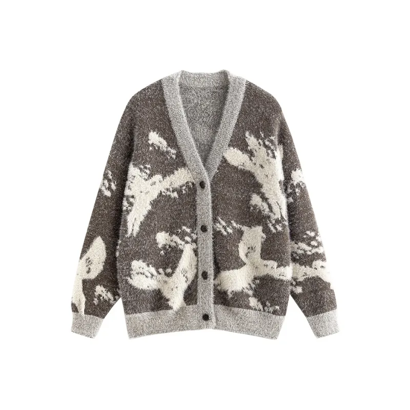 Initial Language Knitwear Women's Camel-0