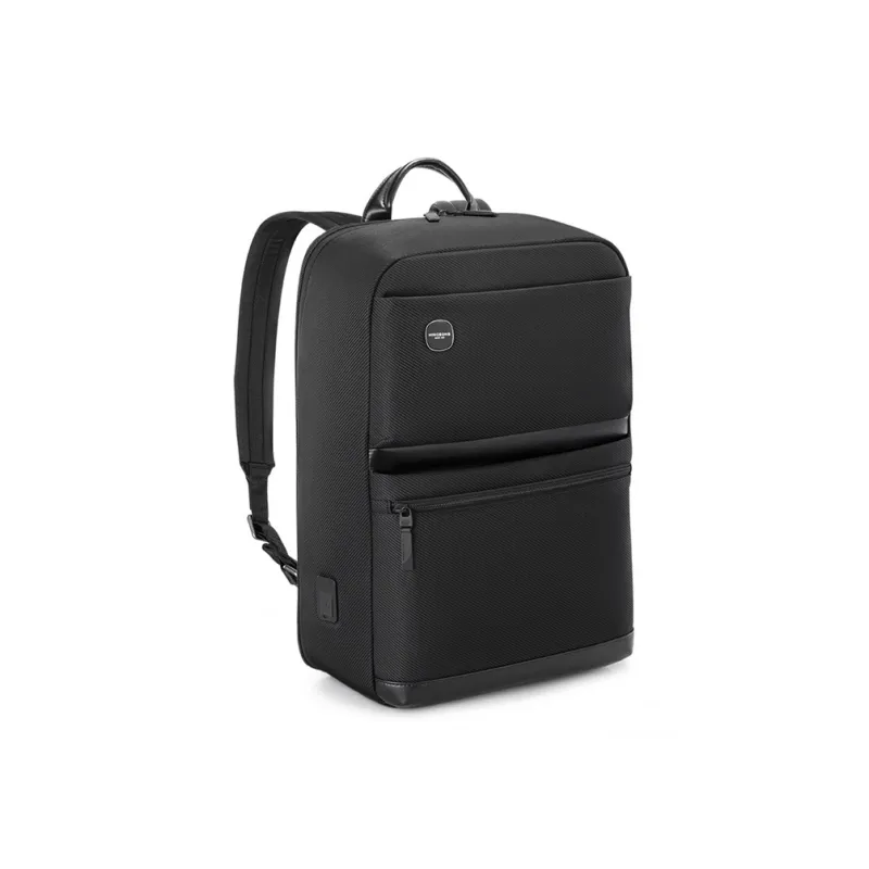 KINGSONS Polyester Backpack Large Size Unisex Black/Gray-2