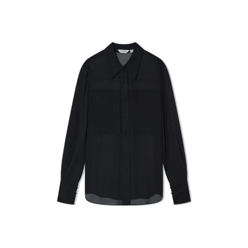 COVERINS Chiffon Shirt Women's Black