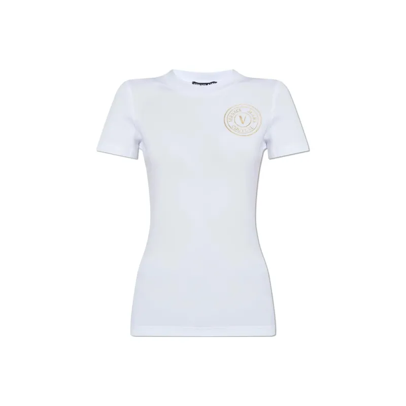 VERSACE JEANS COUTURE Logo Embellished Top-0