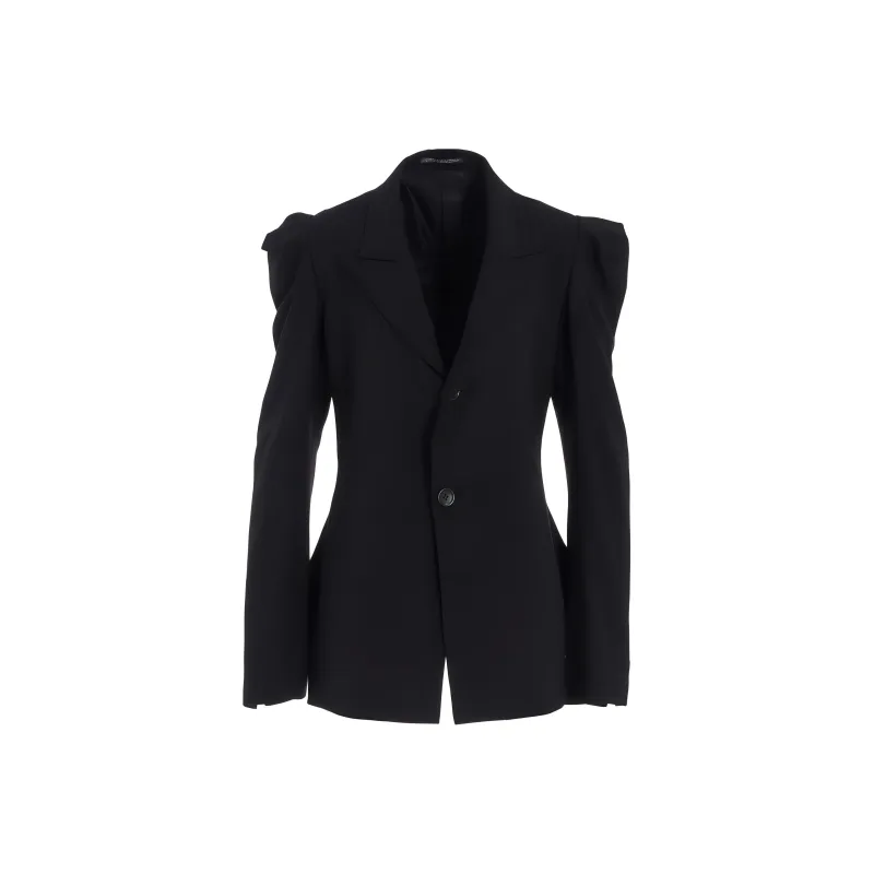 Yohji Yamamoto Single Breasted Gusset Jacket-0