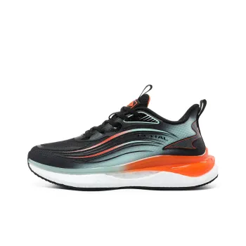QIUTEXIONG Running Shoes Unisex Mid Top Multicolor/Crimson
