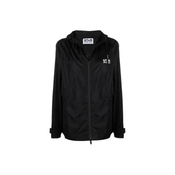 Golden Goose Star Printed Hooded Windbreaker