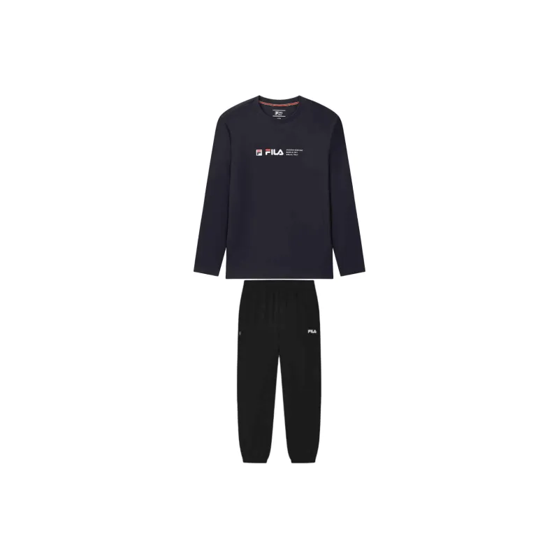 FILA Casual Sportswear Men Legend Blue/Jet Black-0