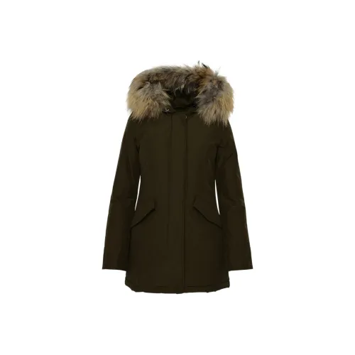 parka coat with real fur