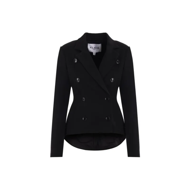 Alaia Double Breasted Long Sleeved Blazer-0