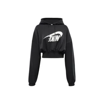 Nike Sportswear Women's Oversized Cropped French Terry Pullover Hoodie