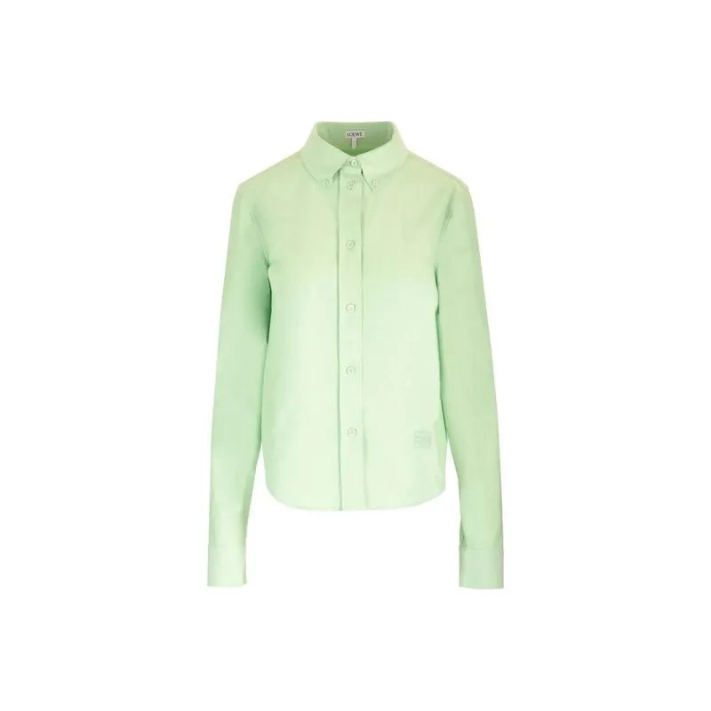 LOEWE Anagram Embroidered Shirt-0