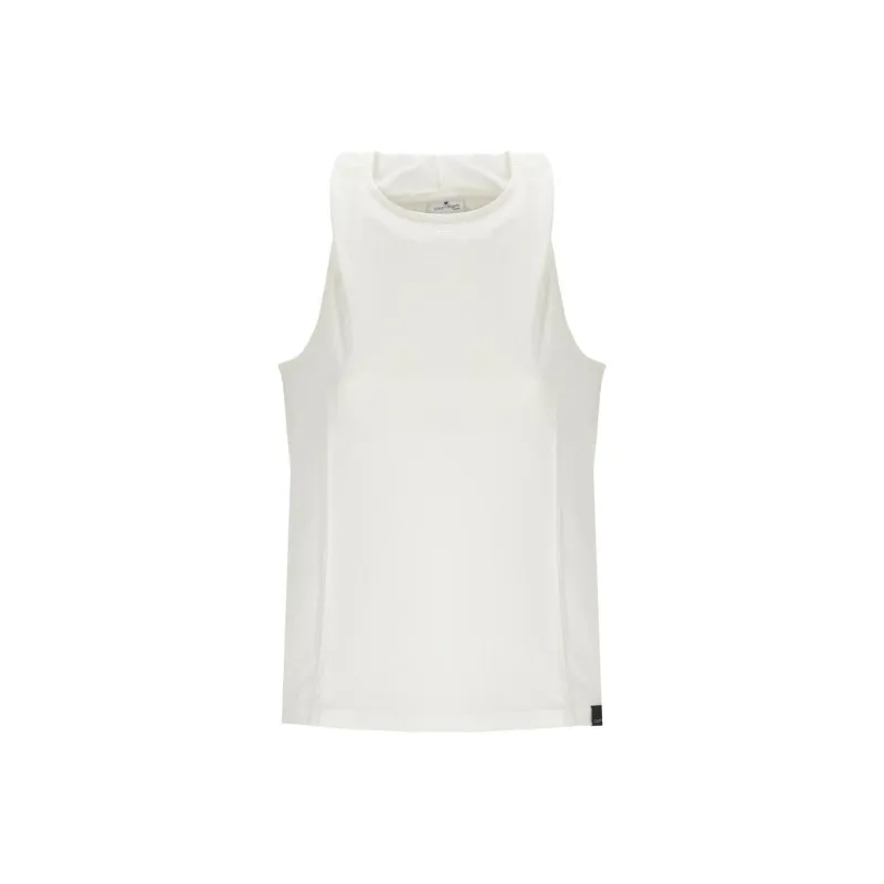 COURREGES Logo Embroidered Hooded Tank Top-0