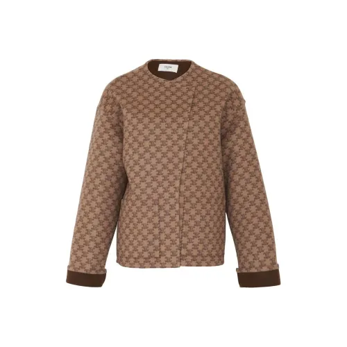 CELINE Jackets Women's Brown