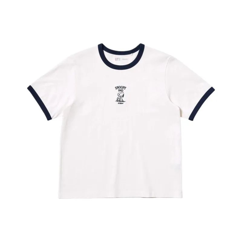 UNIQLO X PEANUTS Co branded Series T Shirt Women's White-0
