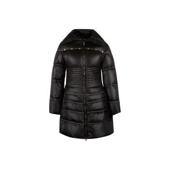 VERSACE Down Jackets Women's Black