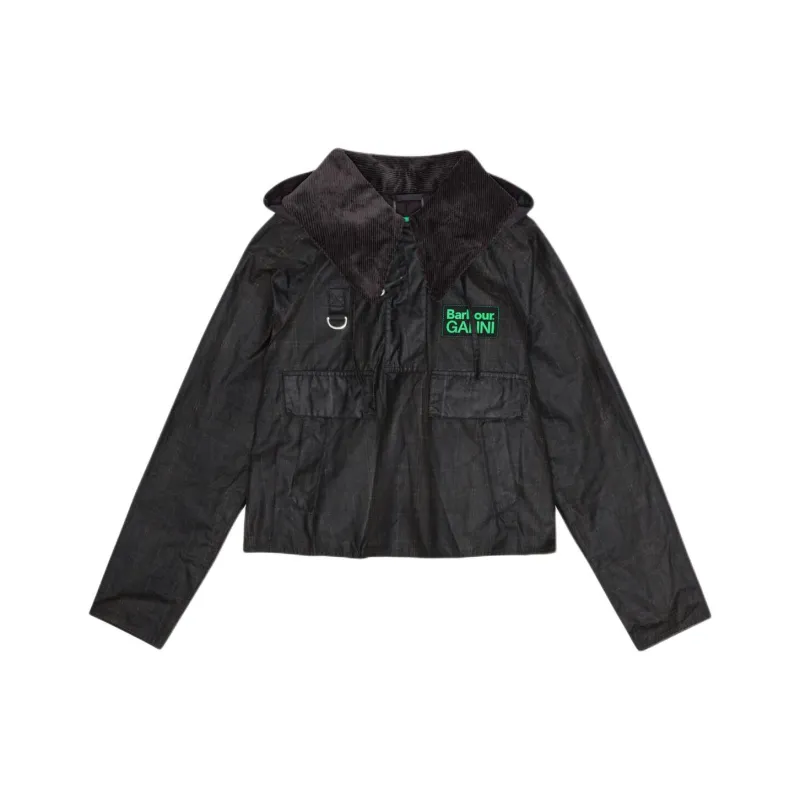 GANNI X GANNI Tartan Waxed Anorak-0
