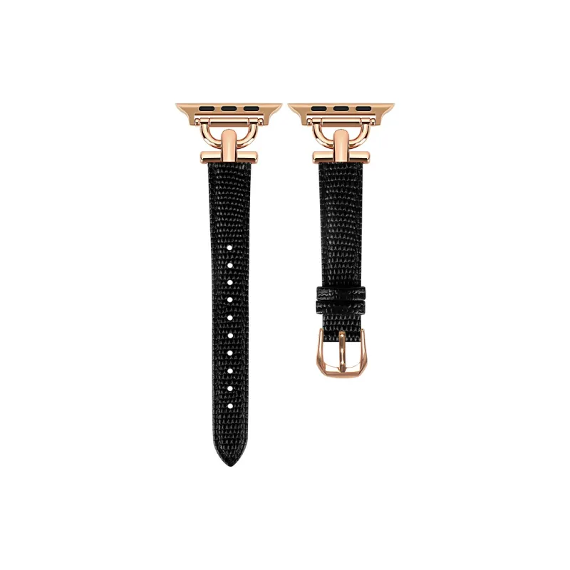 FUDIEN Apple Compatibility Watch Band 38 49mm Cowhide Leather Material-3