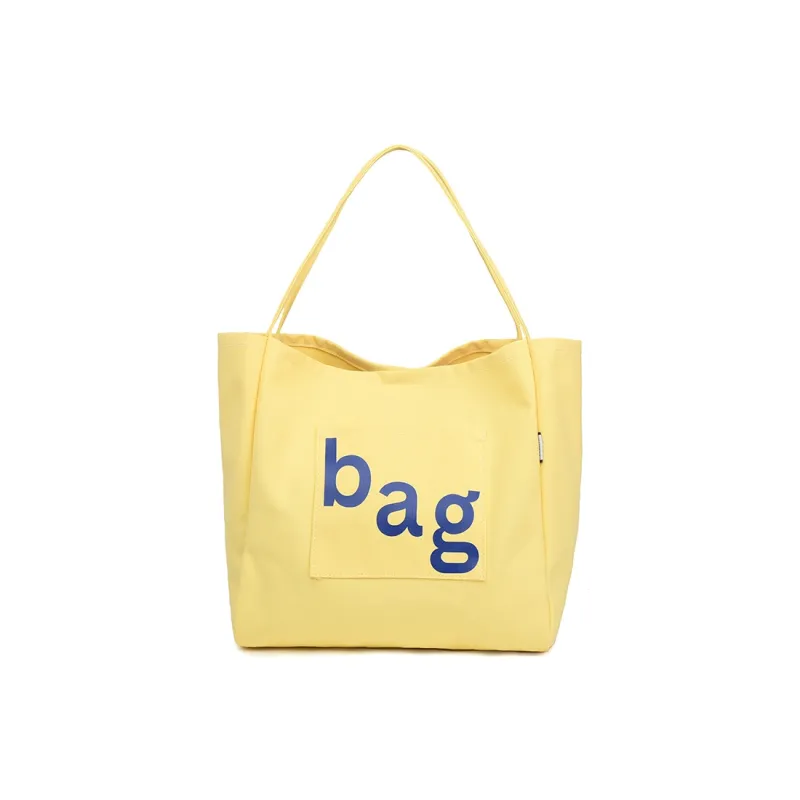 Yalu Canvas Tote Bag, Shoulder Bag Unisex Multicolor-5