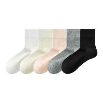 Temooues Mid Calf Socks Women's Combo Set