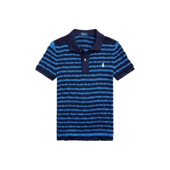 Polo Ralph Lauren Striped Cable knit Polo Shirt