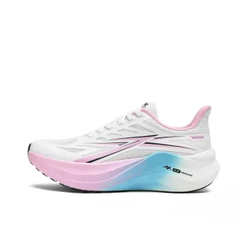 A.KNACKFUSS Slip Resistant, Abrasion Resistant, Breathable Low Top Running Shoes Unisex Pink Blue Dreamy