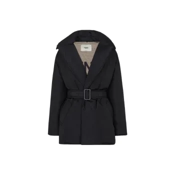 FENDI Logo embroidered Coat