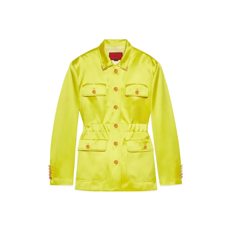 GUCCI Love Parade Jackets Women's Lemon-0