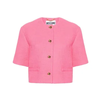 MOSCHINO SS24 Jackets Coats Women's Pink