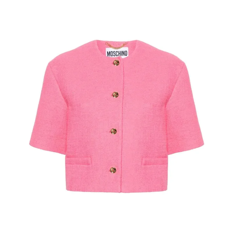 MOSCHINO SS24 Jackets Coats Women's Pink-0