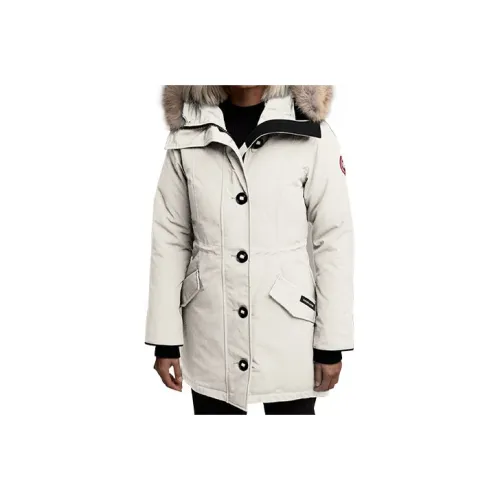Canada Goose Down Jacket Winter Women's Dawn White