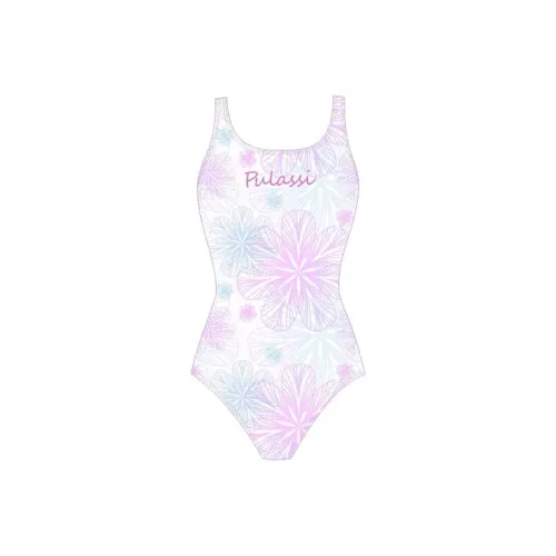 PULASSI One piece Swimsuit Women's Aromatic Camouflage Purple