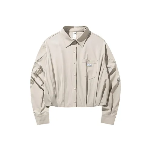 Anta Life Collection Shirt Women's Taro Khaki