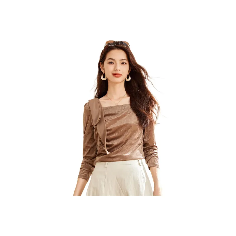 CARBAMMI T Shirt Women's Coffee-0