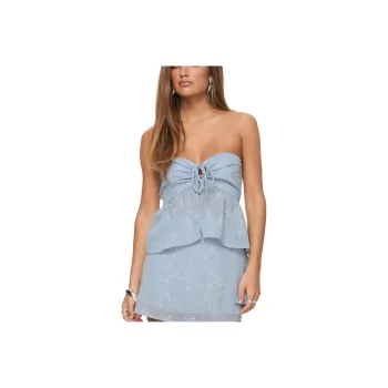 PRINCESS POLLY ROSENBERG STRAPLESS TOP PINK Strapless Top Women's BIUE/Blue