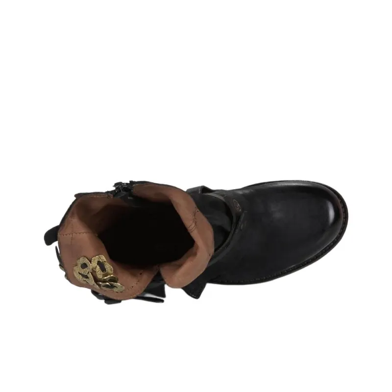 AirStep Saint Bike Ankle Boots Women's Black-4