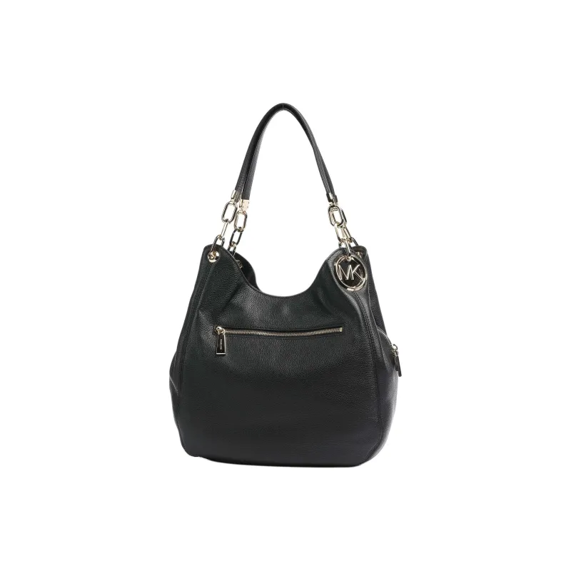 MICHAEL KORS Lillie Large Pebbled Leather Shoulder Bag-1