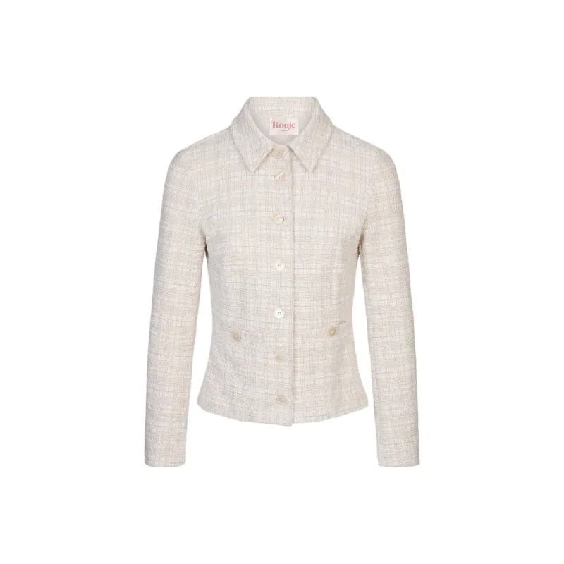 Rouje FW24 AUBIN Jacket Jackets Coats Women's Cream-0