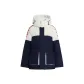 White & Navy Blue