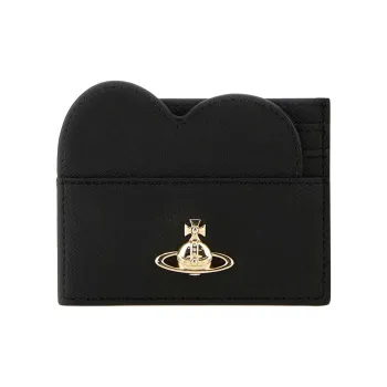Vivienne Westwood Polyurethane Card Holder Women's Black