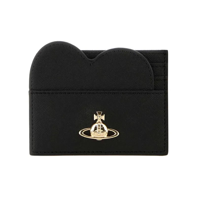 Vivienne Westwood Polyurethane Card Holder Women's Black-0
