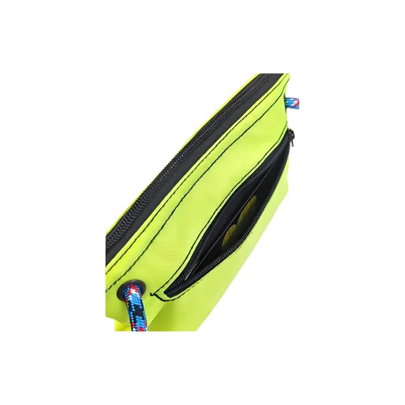 GAGA EQUIPMENT Nylon Fabric Envelope Bag, Shoulder Bag, Crossbody Bag Mini Unisex Neon Yellow-1