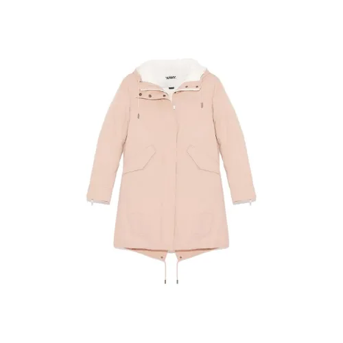YVES SALOMON Convertible Parka With Integrated Down Jacket Down Jacket Women's Pink