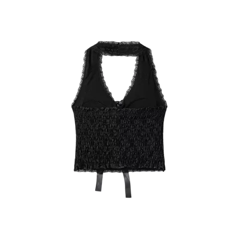 DOKZB Tank Tops Women's Black-1