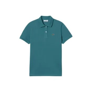 LACOSTE Polo Shirt Women's Aqua Blue