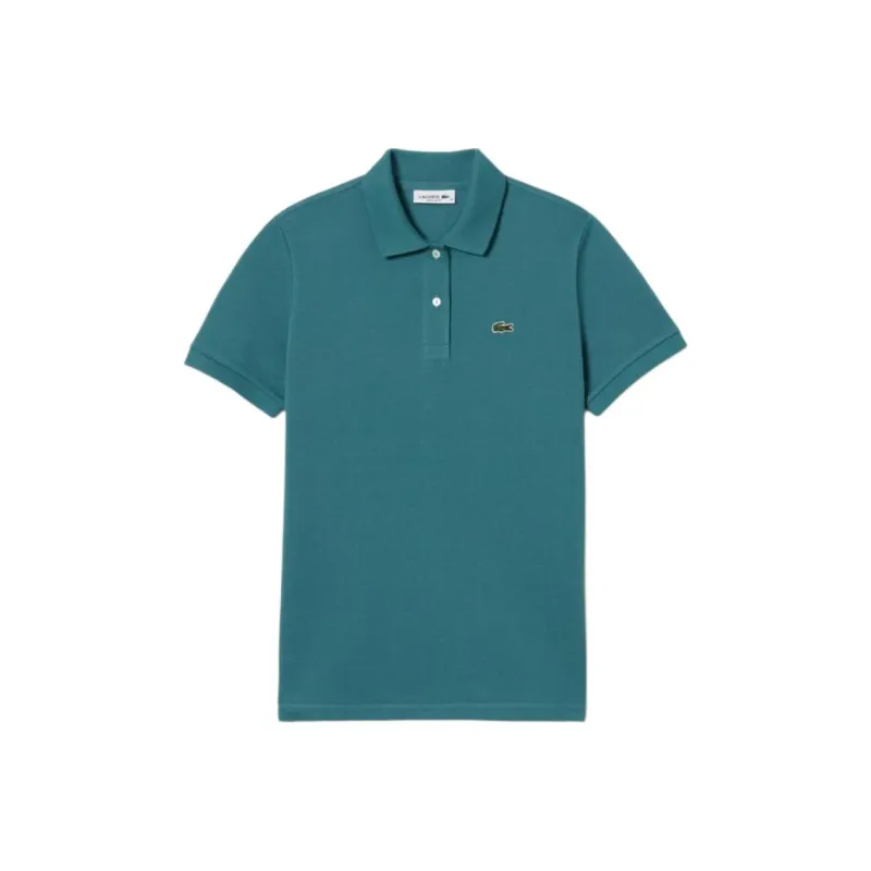 LACOSTE Polo Shirt Women's Aqua Blue-0